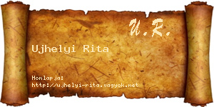 Ujhelyi Rita névjegykártya